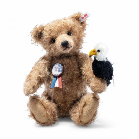 STEIFF Great American Spirit Bear with Eagle - Click Image to Close