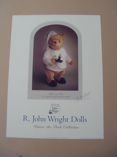 R. John Wright Pooh Poster - Click Image to Close