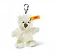 STEIFF Cosy White Teddy Keyring