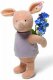 STEIFF Giant Piglet With Flowers