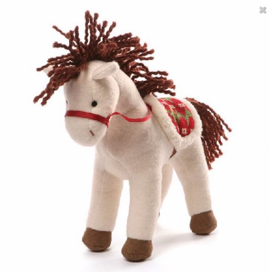 GUND Winter Horse White - Click Image to Close