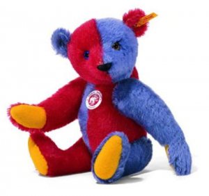 steiff harlequin bear