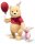 STEIFF Teddy Bear and Hedgehog in Santa Hat