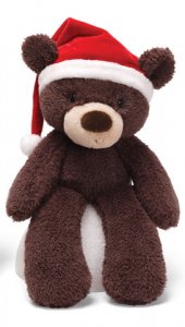GUND Fuzzy™ Chocolate Santa Bear