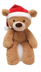 GUND Fuzzy™ Beige Santa Bear