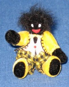 World Of Miniature Bears Teenie Golly Yellow