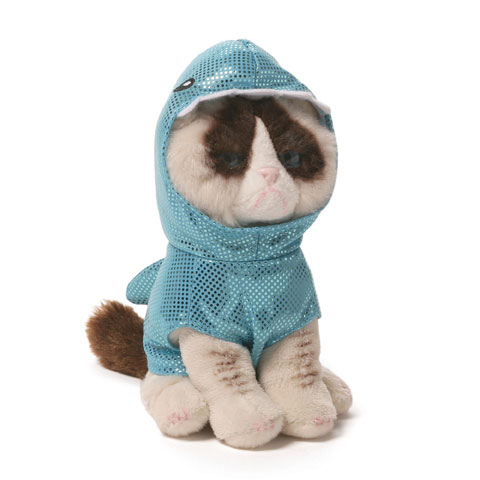 GUND Grumpy Cat® Shark Beanbag - Click Image to Close