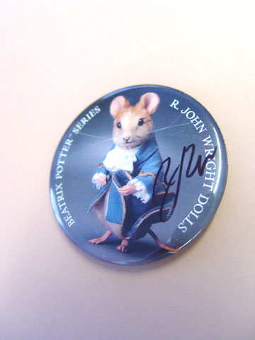 R. John Wright Gentleman Mouse™ Button - Click Image to Close