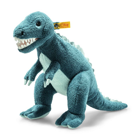 STEIFF Thaisen T-Rex Blue - Click Image to Close