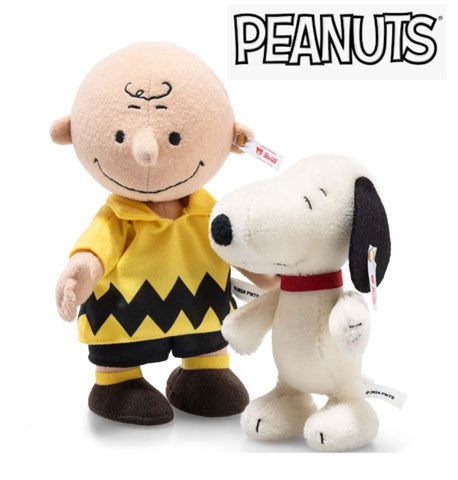 STEIFF Charlie Brown and Snoopy - Click Image to Close