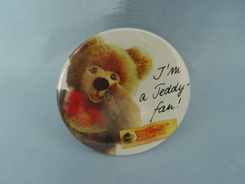 STEIFF Teddy Fan Button Small - Click Image to Close